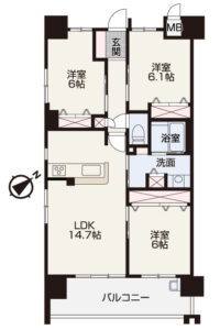 岡山市南区芳泉2丁目　新築マンション　3580万円　クローバー不動産